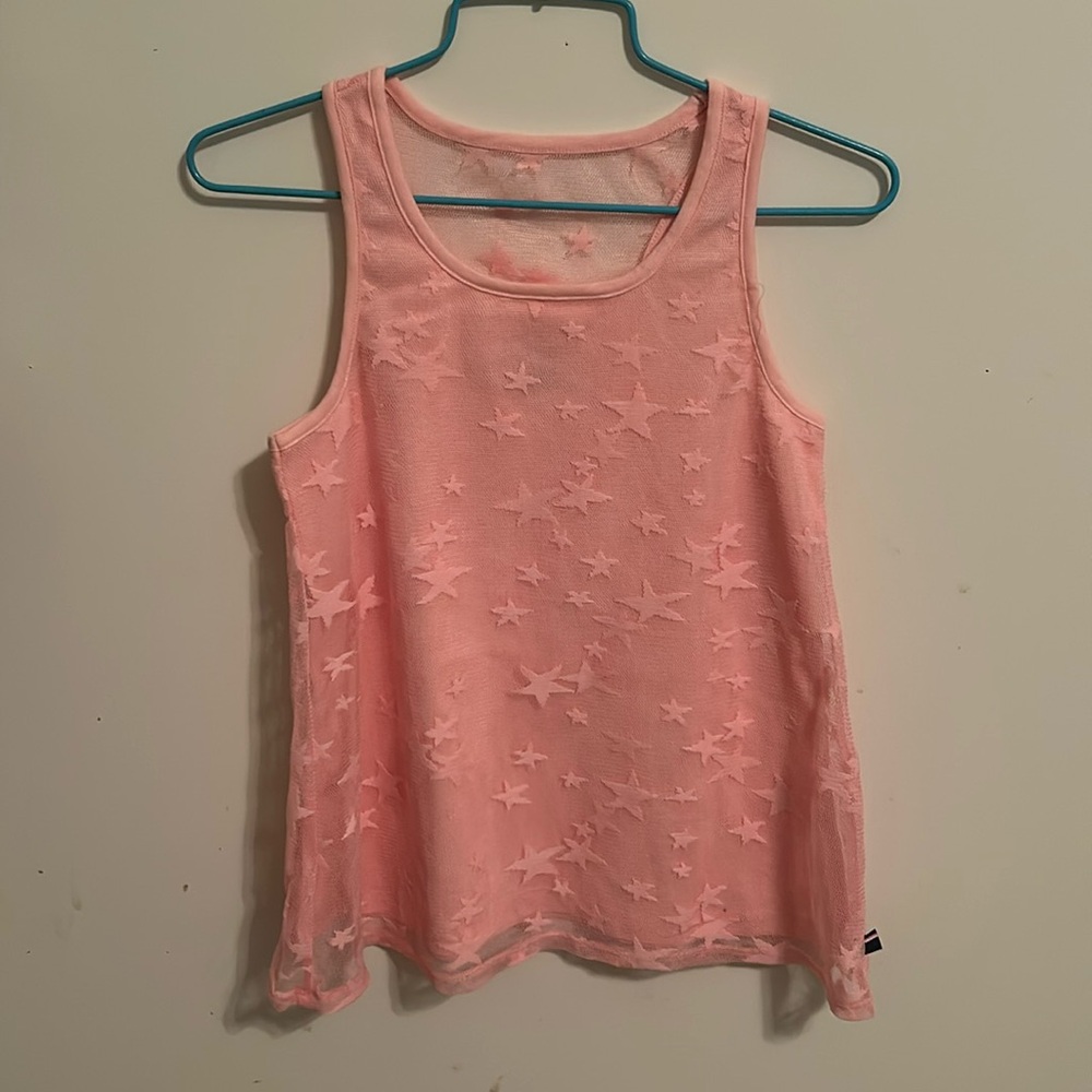 Girl’s L Tommy Hilfiger Pink Star Tank